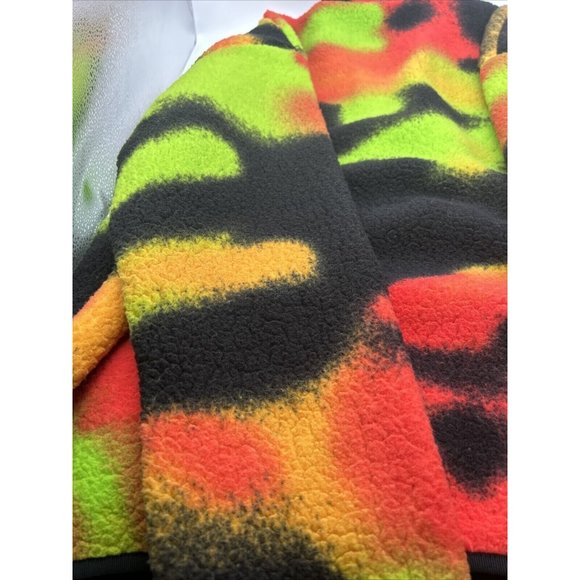 Nike Air Jordan Flight MVP Infrared Heat AOP Deep Pile Fleece DV1611-612 SZ 2XL - Picture 8 of 16